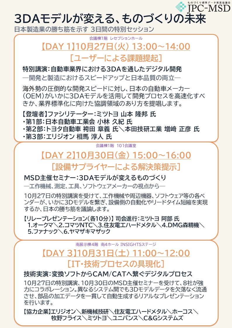 JIMTOF2026特別講演および連動イベントプログラム